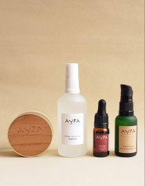 Slow aging routine kit with Camu Camu serum, hydrosol, raw oil and mask